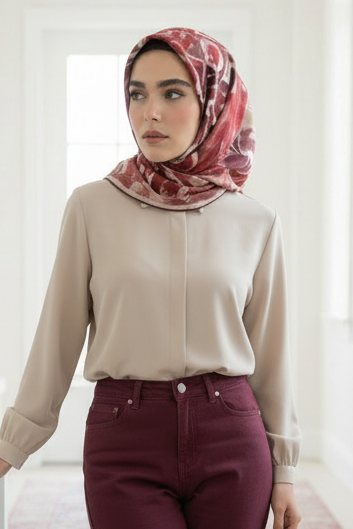 Elya eşarp 3724 3 ayakta